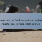 Formatos de Um Dia Internacional: Variações, Adaptações, Normas Internacionais
