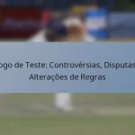 Jogo de Teste: Controvérsias, Disputas, Alterações de Regras