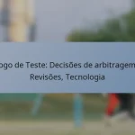 Jogo de Teste: Decisões de arbitragem, Revisões, Tecnologia