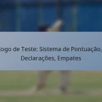 Jogo de Teste: Sistema de Pontuação, Declarações, Empates
