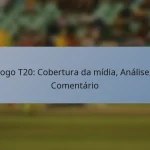 Jogo T20: Cobertura da mídia, Análise, Comentário