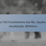 Jogo T20: Envolvimento dos fãs, Opções de visualização, Bilheteira