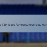 Jogo T20: Jogos Famosos, Recordes, Marcos
