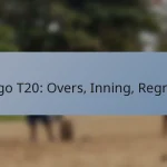 Jogo T20: Overs, Inning, Regras