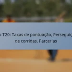 Jogo T20: Taxas de pontuação, Perseguições de corridas, Parcerias