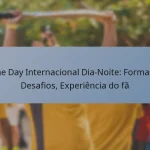 One Day Internacional Dia-Noite: Formato, Desafios, Experiência do fã