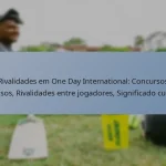 Rivalidades em One Day International: Concursos famosos, Rivalidades entre jogadores, Significado cultural