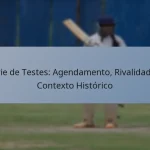 Série de Testes: Agendamento, Rivalidades, Contexto Histórico