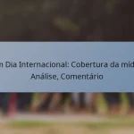 Um Dia Internacional: Cobertura da mídia, Análise, Comentário